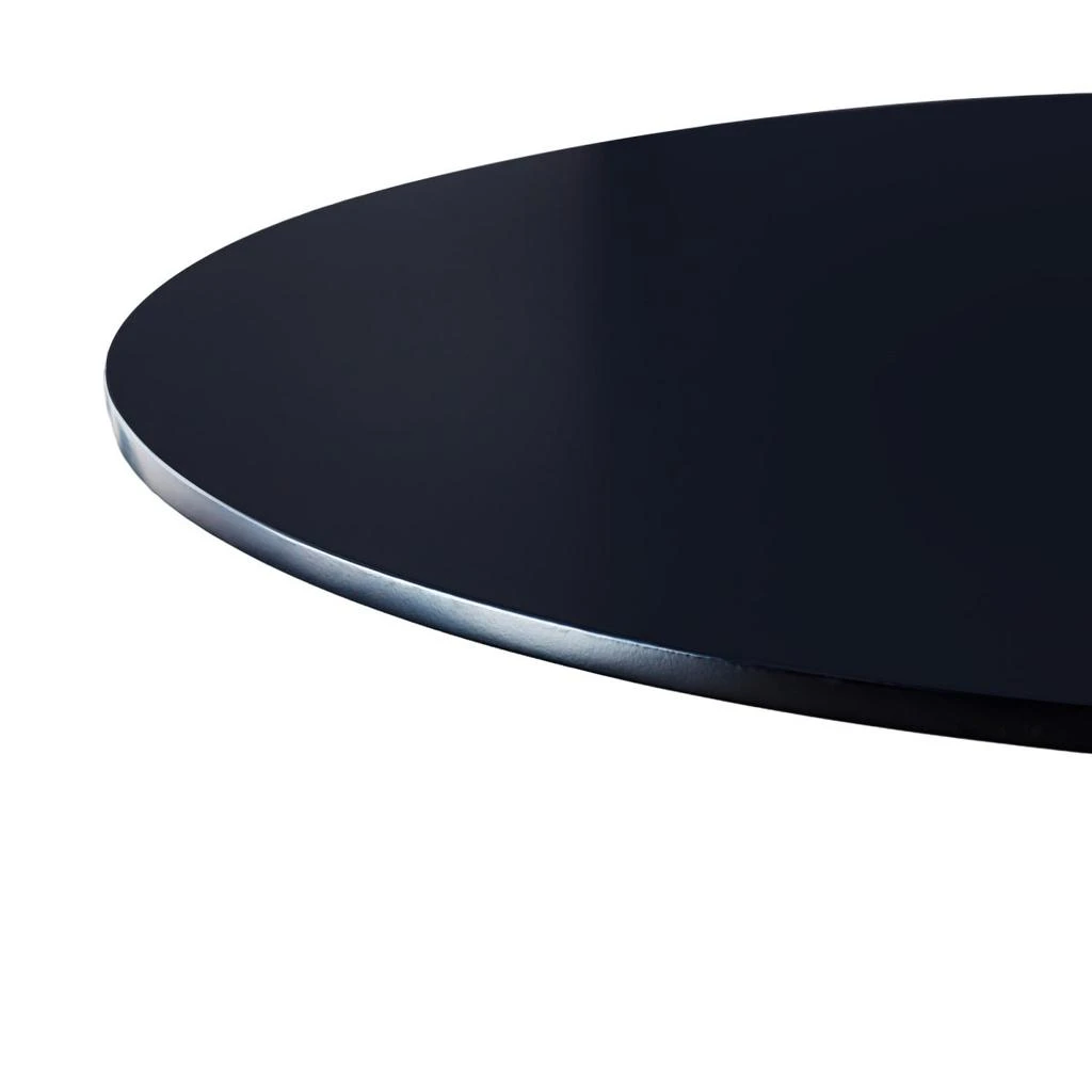 Streamdale Furniture Streamdale Tulip Dining Table - Mid-century Round MDF Top, Seats 4-6 6