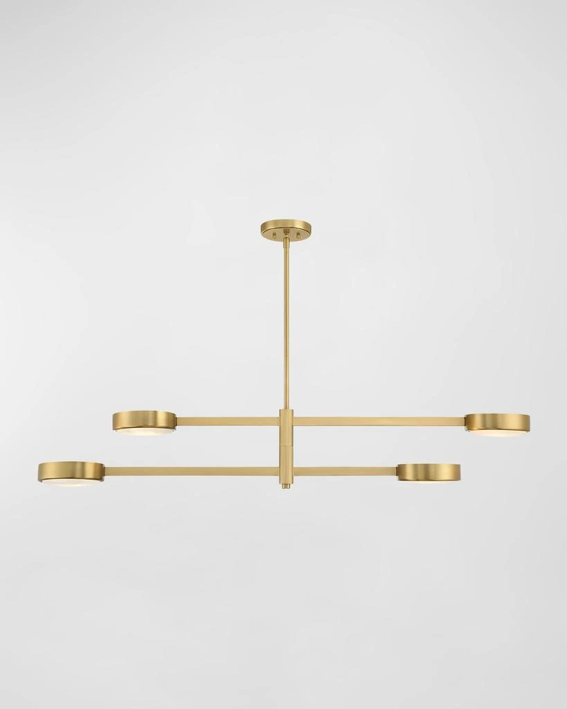 Crystorama Orson 4-Light Linear Chandelier 4