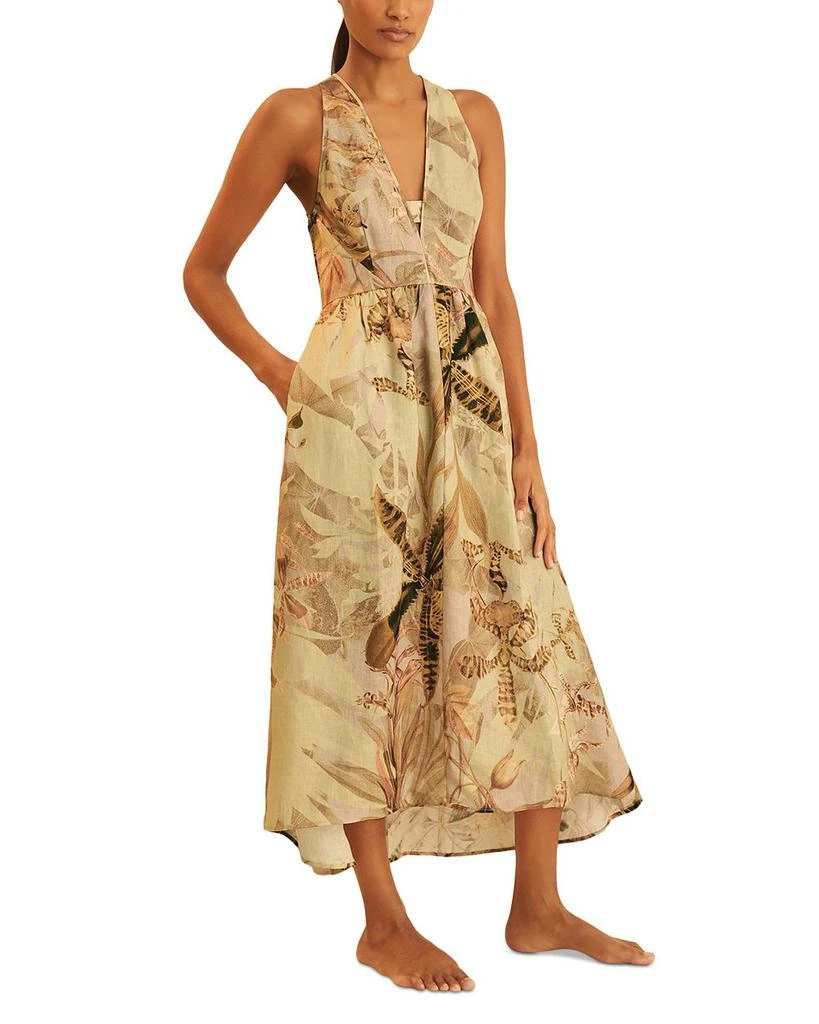 REISS NYBG Anna Linen Dress 1