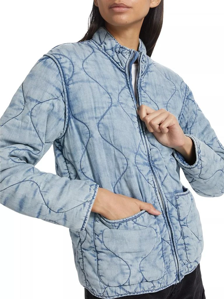 Rails Denver Faux-Denim Quilted Jacket 6