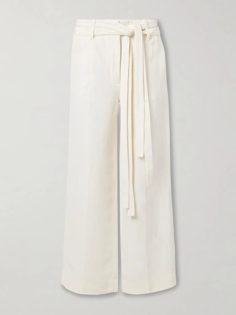 Proenza Schouler Maggi 配腰带泡泡纱阔腿裤  - US2 1