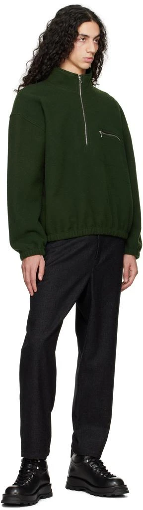 Rier Green Fleece Sweater 4