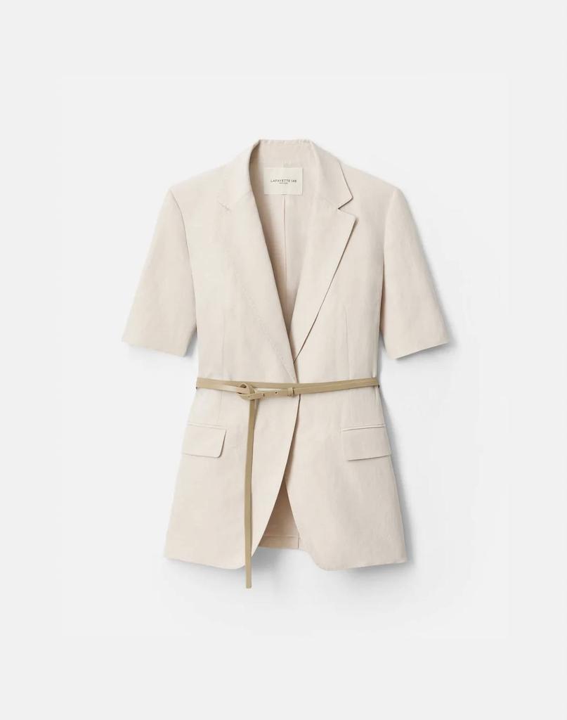 Lafayette 148 Lafayette 148 - Short Sleeves Blazer with Belt