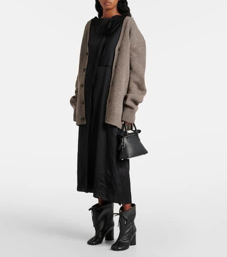 MAISON MARGIELA Tabi drawstring leather ankle boots 3