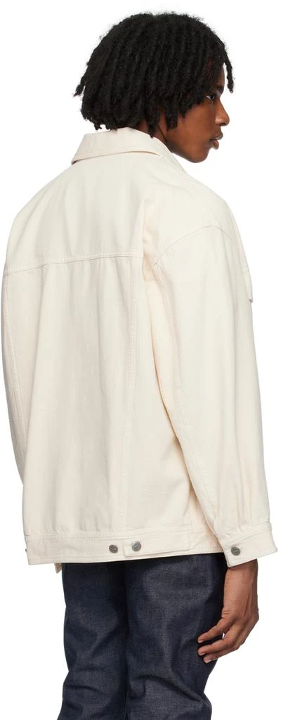 A.P.C. Beige Elvis Denim Jacket 3