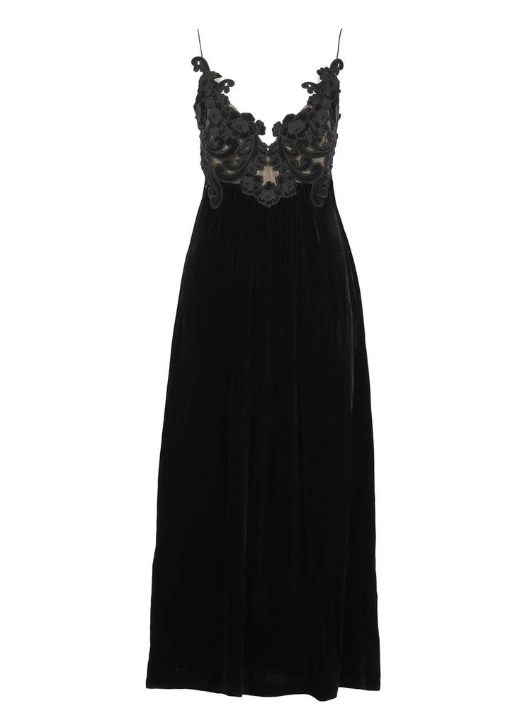 Zimmermann Zimmermann V-Neck Velvet Sleeveless Dress 1