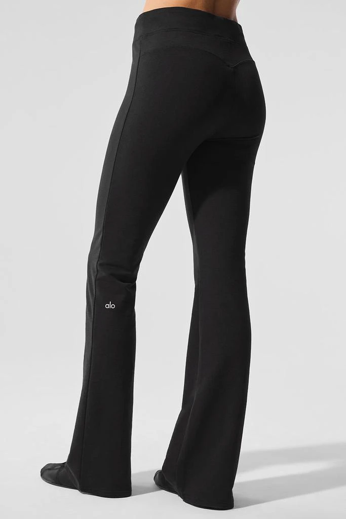 Alo Sway Bootcut Sweatpant - Black 3
