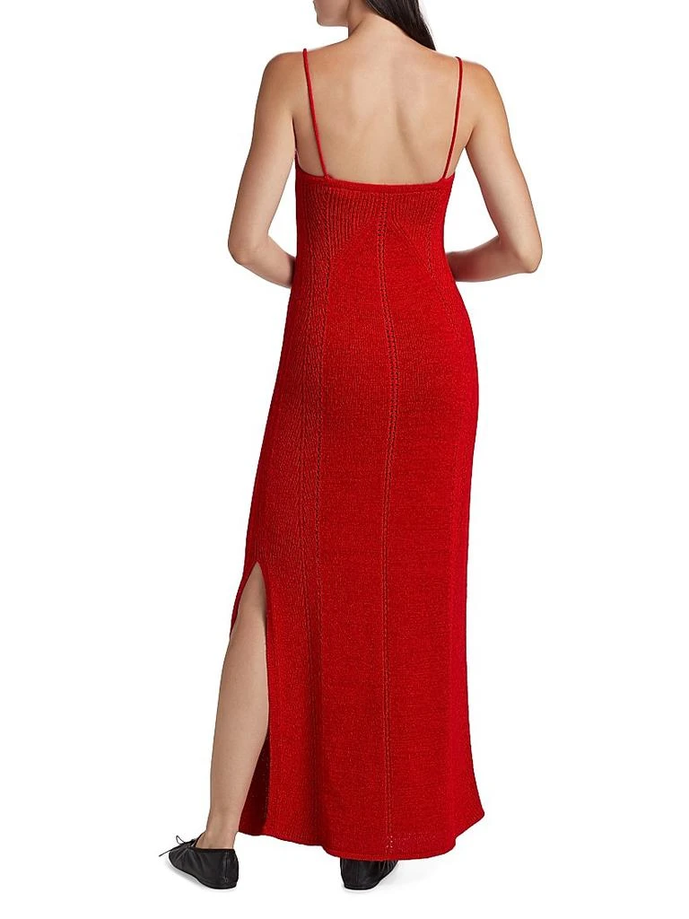 Proenza Schouler Suki Pointelle-Knit Slipdress 5