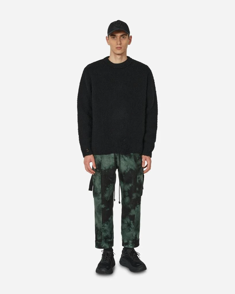 Song for the Mute Boucle Oversized Sweater Black 4