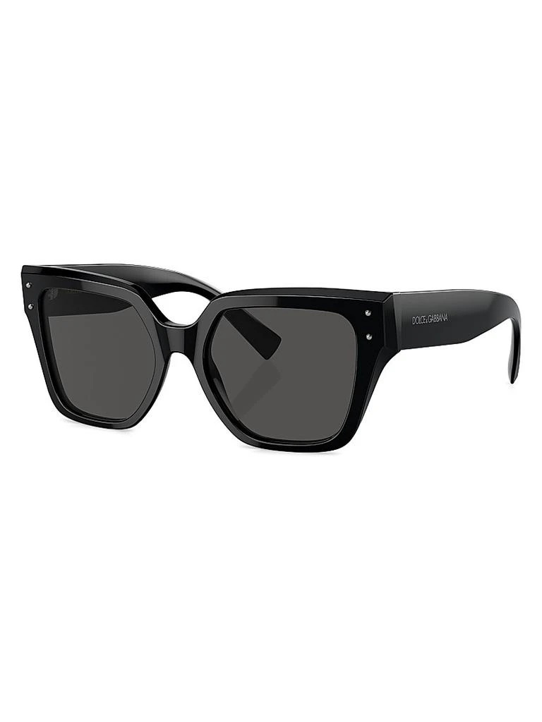 *FLASH SALE* || Dolce & Gabbana • s u n g l a s s e s || Dolce&Gabbana DG6187 M (53 - 20) with Grey lenses and Black  main image 3