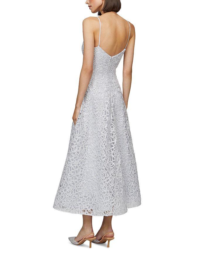 Theia Embroidered Tulle Dress