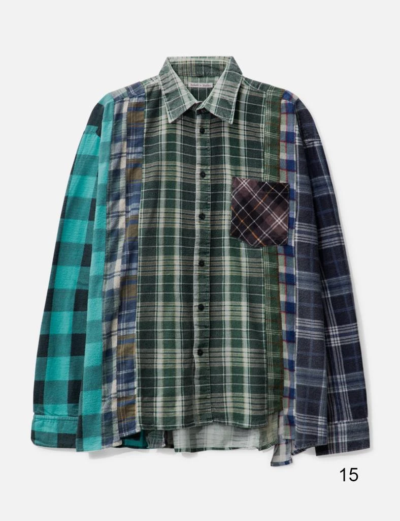 Needles 7 Cuts Wide Flannel Shirt 20
