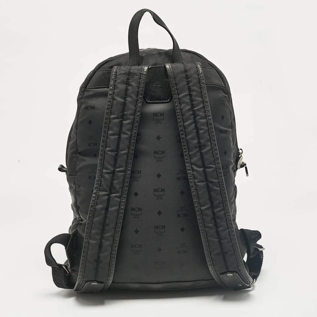 MCM MCM Black Visetos Nylon Stark Backpack 4