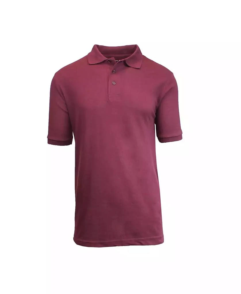 Galaxy By Harvic Men's Short Sleeve Pique Polo Shirts 8