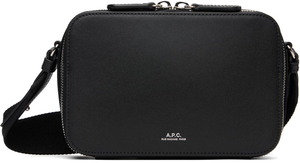 A.P.C. Black Soho camera bag