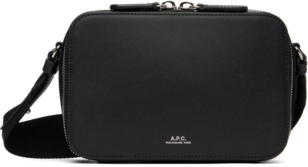 A.P.C. Black Soho camera bag 1