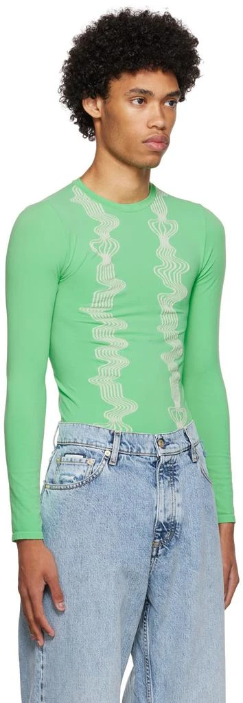 Eytys SSENSE Exclusive Green Emery Shirt 2