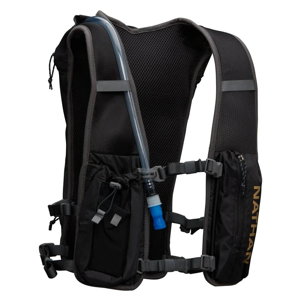 Nathan Sports Unisex Quickstart 2.0 4 Liter Hydration Pack In Black/gold 2
