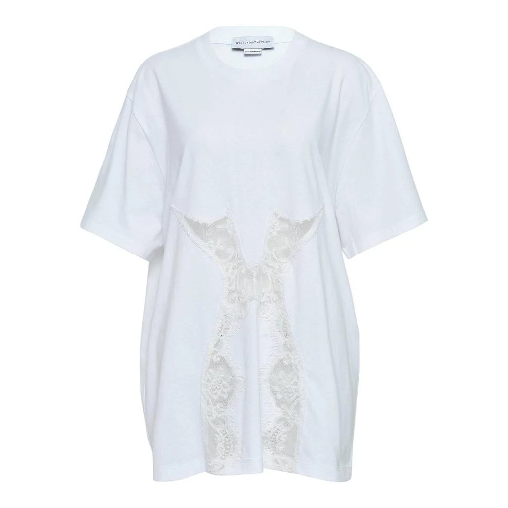 Stella McCartney Stella McCartney Lace Crewneck T-Shirt 1