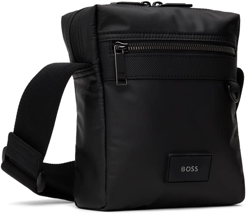 BOSS Black Patch Messenger Bag 2