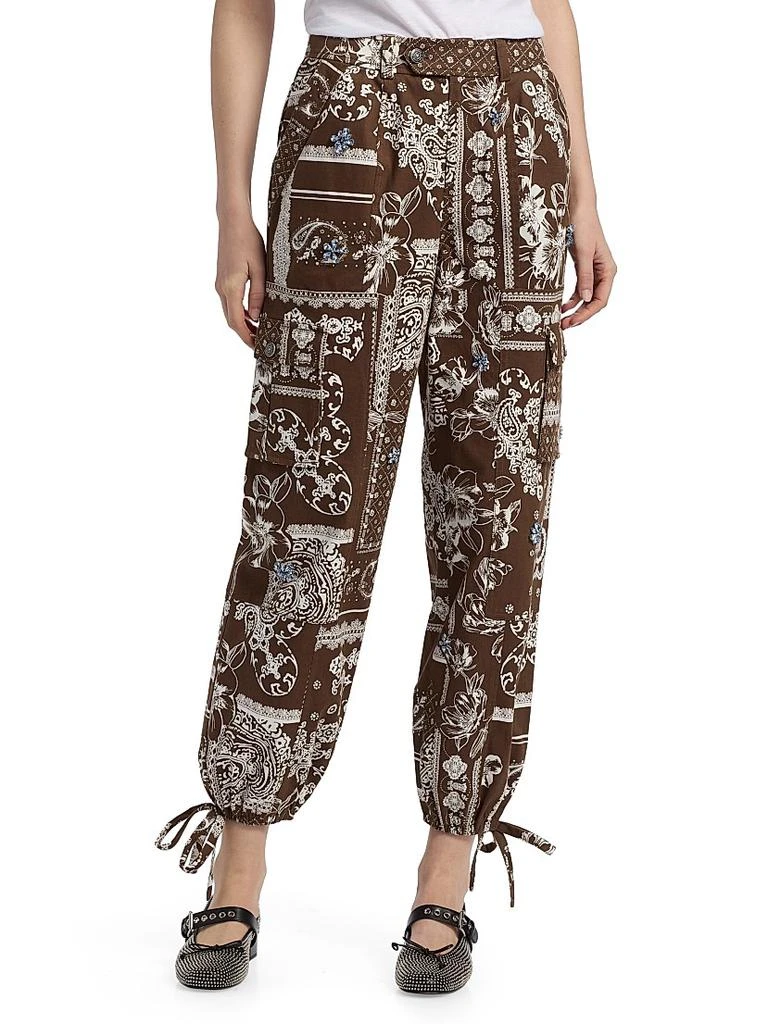 Cinq à Sept Zola Bandana Cotton Twill Military Pants 3