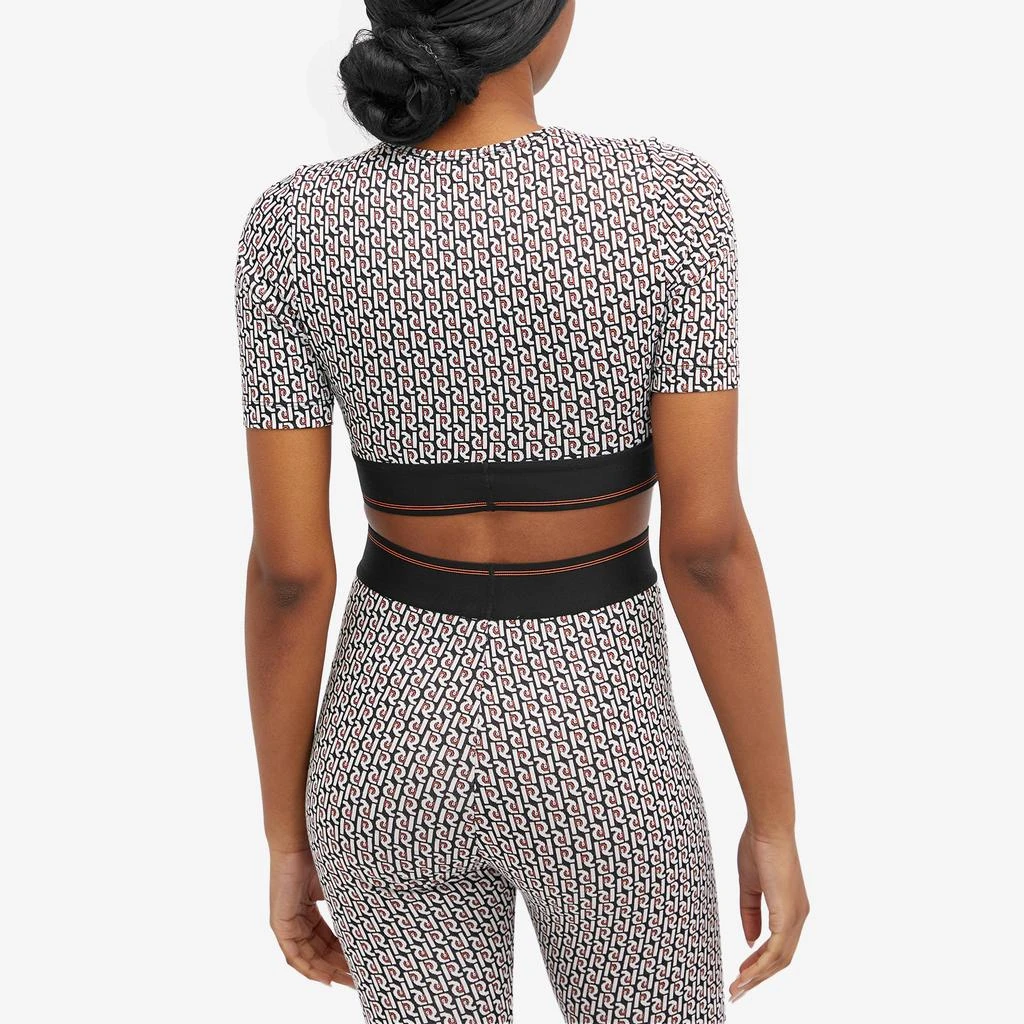 Paco Rabanne Paco Rabanne All Over Logo Crop Top 3