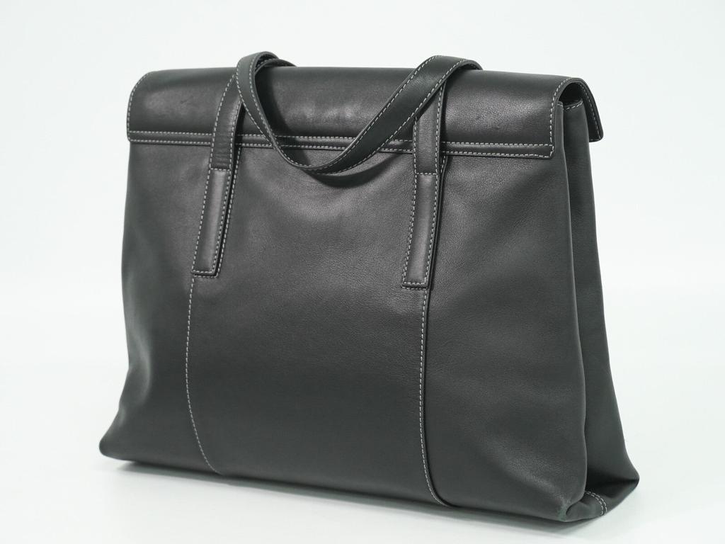 BVLGARI Logo Mania Leather Tote Bag (Pre-Owned)