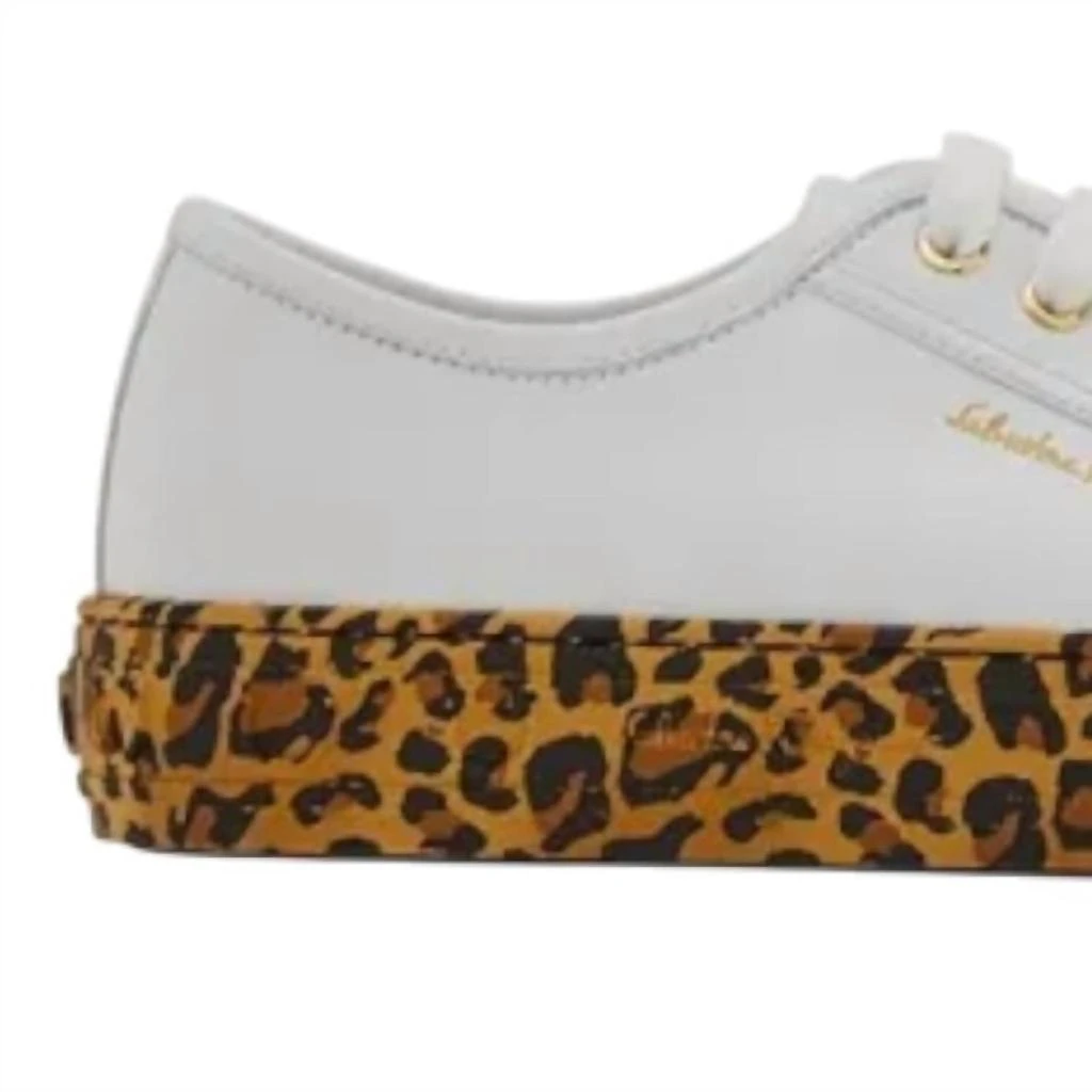 Salvatore Ferragamo Women
s Gancini Sneakers In White 2