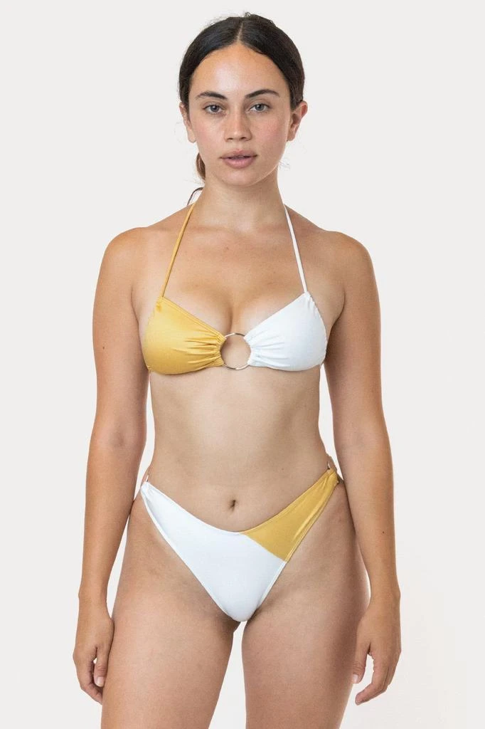 Los Angeles Apparel RNT509 - The Ophelia 2-Tone Ring Bikini Bottom 4