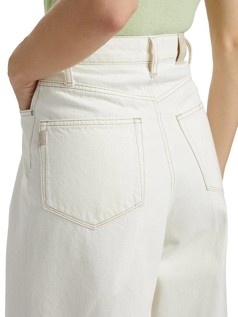 Paige Eva Denim Wide-Leg Shorts 6