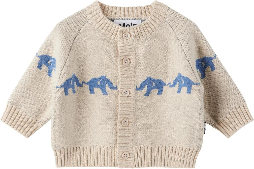 MOLO Baby Beige Bobi Cardigan 1