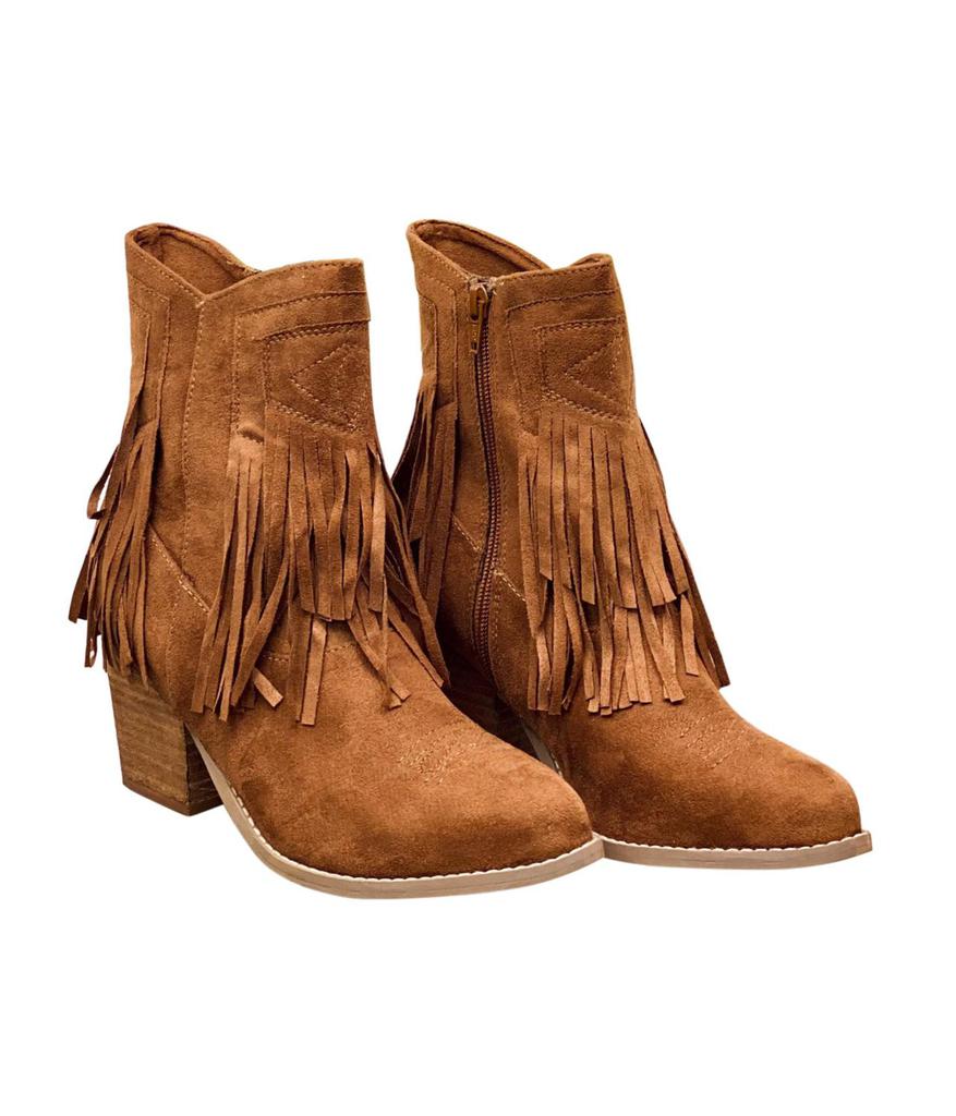 Not Rated Women's Sandra Fringe Booties
