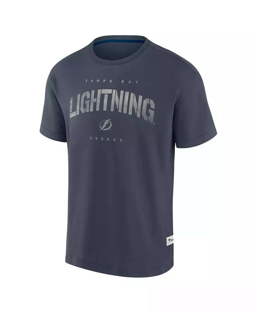 Fanatics Men's Navy Tampa Bay Lightning Elements Weathered Tonal Future Ground T-Shirt 2