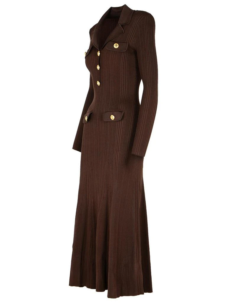 Self Portrait Self-Portrait Ribbed-Knit Midi Dress 3