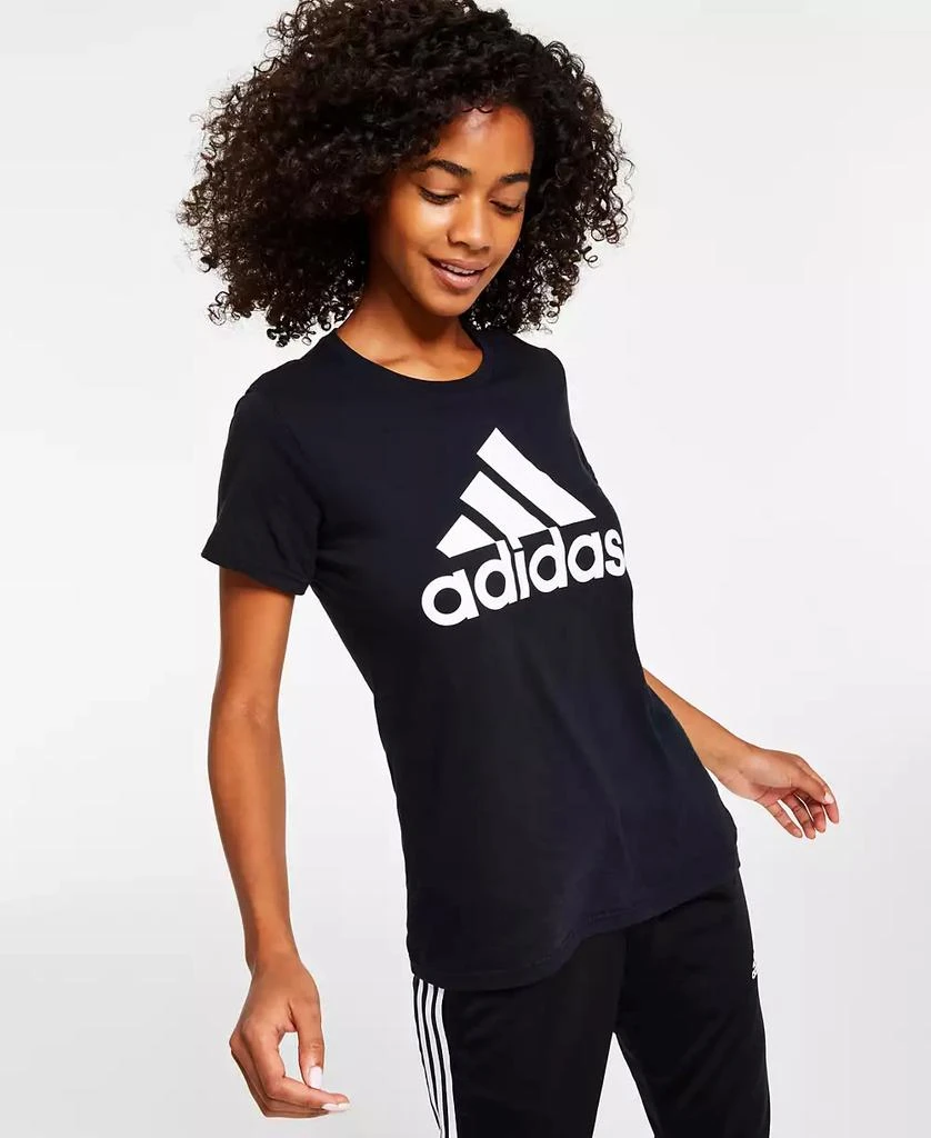 Adidas Women's Essentials Logo Cotton T-Shirt, XS-4X 2