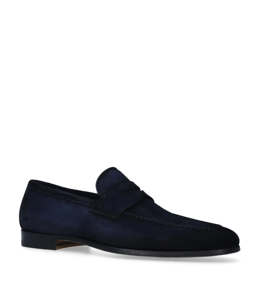 Magnanni Suede Delos Dress Loafers 1