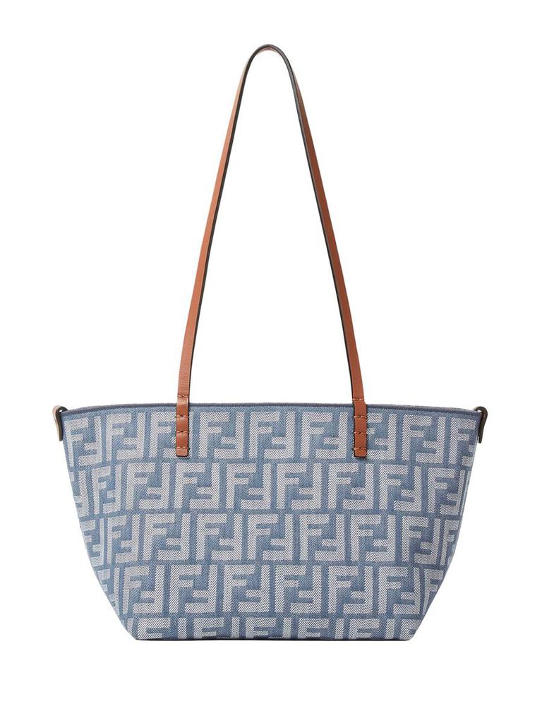 トートバッグ FENDI ROLL MINI TOTE BAG IN GRAINY LEATHER FENDI Mini Roll Tote Bag | Brown | FARFETCH