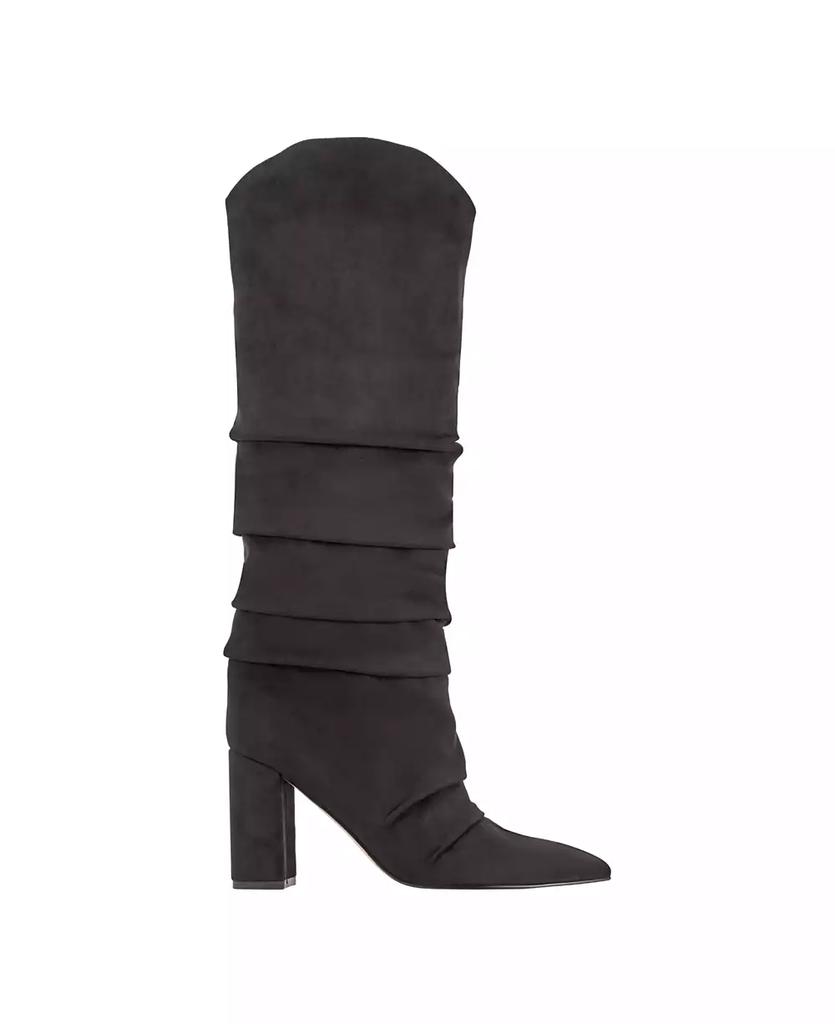 Marc Fisher Women's Fadora High Shaft Block Heel Knee High Dress Boots