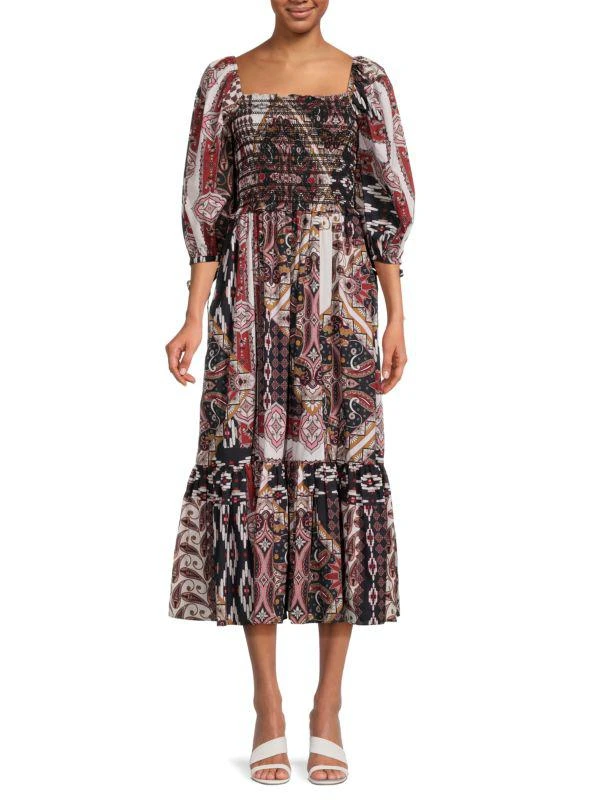 Cara Cara Jazzy Paisley Print Dress 1