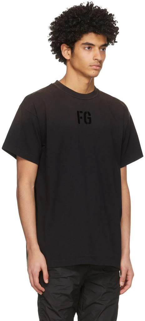 Fear of God Black 'FG' T-Shirt 2