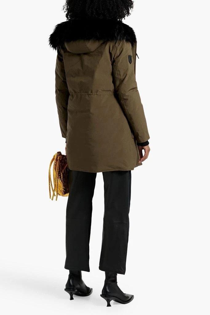 RUDSAK Plush-trimmed shell hooded down parka 3