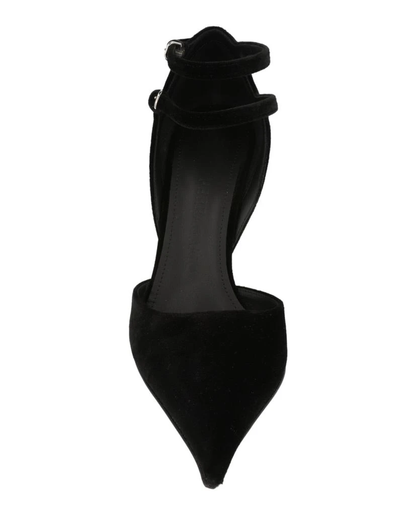 Salvatore Ferragamo Vidya X5 Velvet Wedge Pumps 4