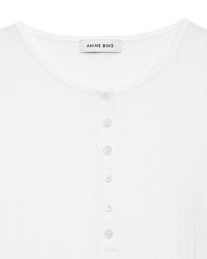 ANINE BING Pia Long Sleeve Tee 3