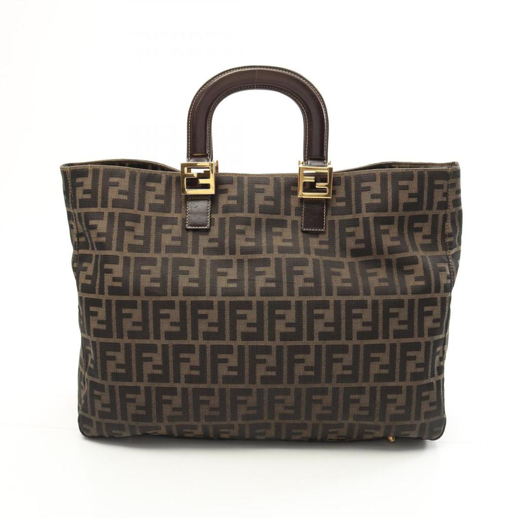 Fendi Fendi Summer FF Jacquard Fringed Tote Bag - Tote Bags