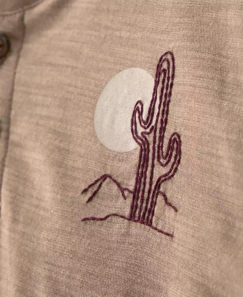 Carter
s Boys
 Toddler 2T-5T Desert Cactus Henley Top and Shorts, 2-Piece Set 4