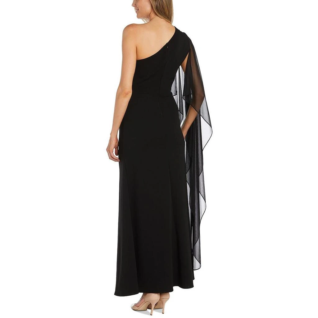 NW Nightway Womens Full Length One Shoulder Evening Dress 2
