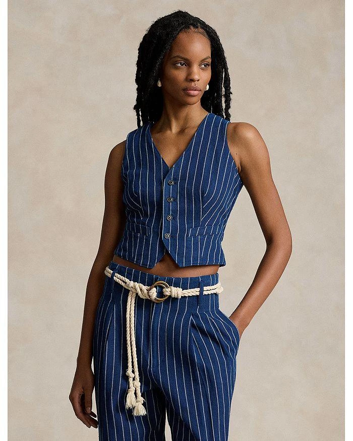 Ralph Lauren Lauren Ralph Lauren Pinstripe Vest  4