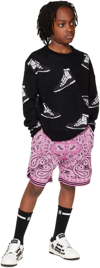 AMIRI Kids Pink Bandana Shorts 4