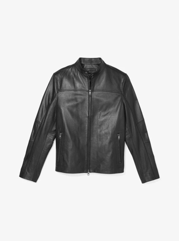 michael_kors Leather Racer Jacket 3