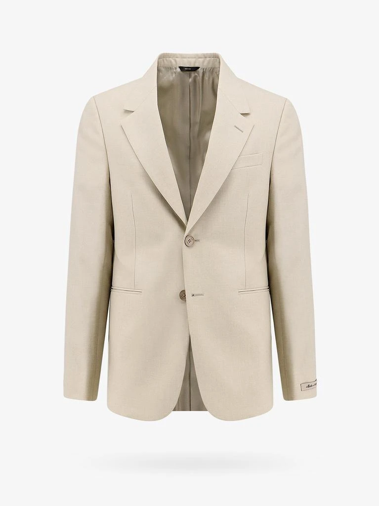 Fendi Virgin wool blazer with logoed buttons 1